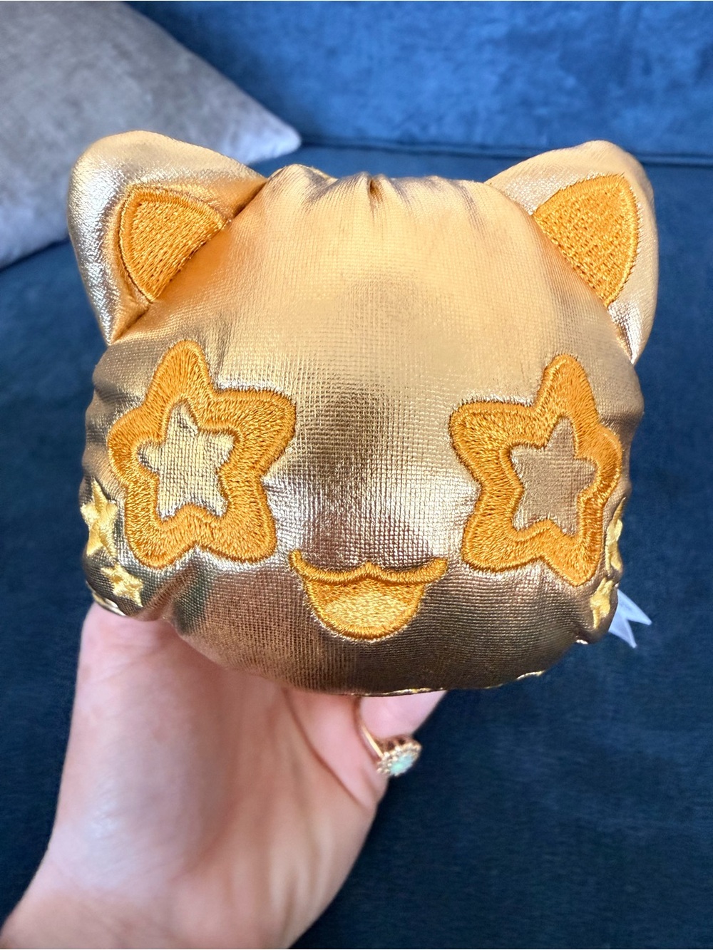Aphmau MeeMeow 6” Gemstone Gold Shooting Star Cat Elemental